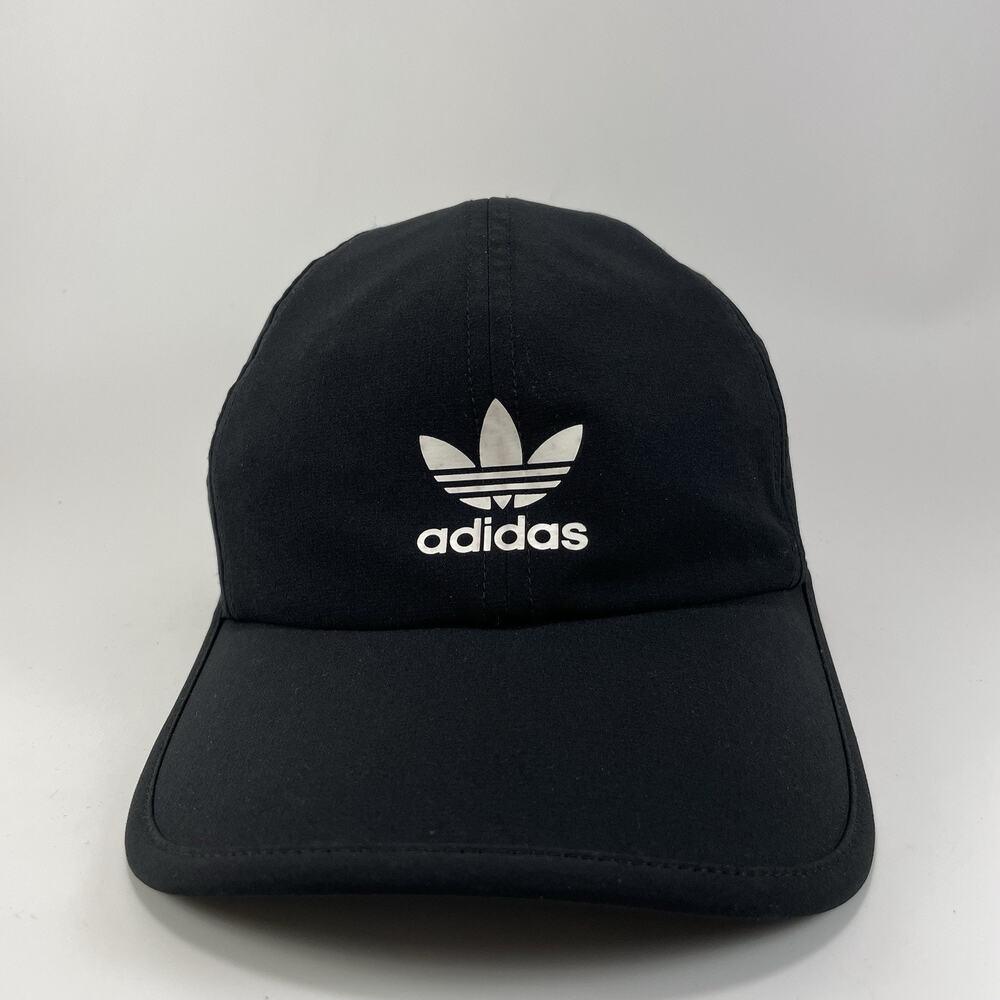 Adidas Originals Trainer II Relaxed Fit Cap Black White Strapback Trefoil Logo
